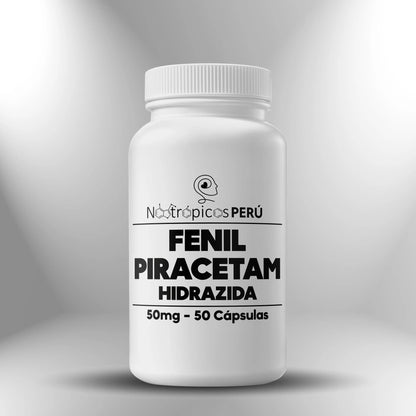 Fenilpiracetam Hidrazida 50mg - 50 cápsulas Nootrópicos Perú