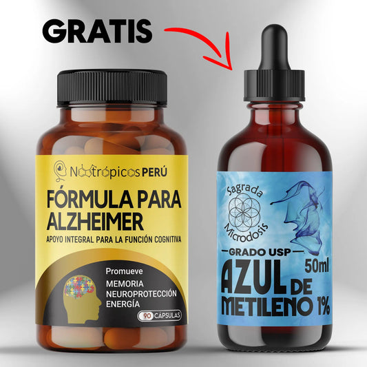Fórmula para Alzheimer - 90 cápsulas Nootrópicos Perú