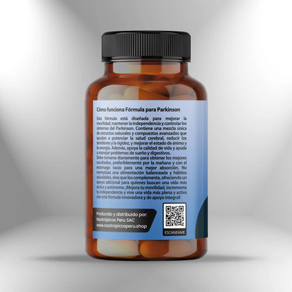 Fórmula para Parkinson - 90 cápsulas Nootrópicos Perú