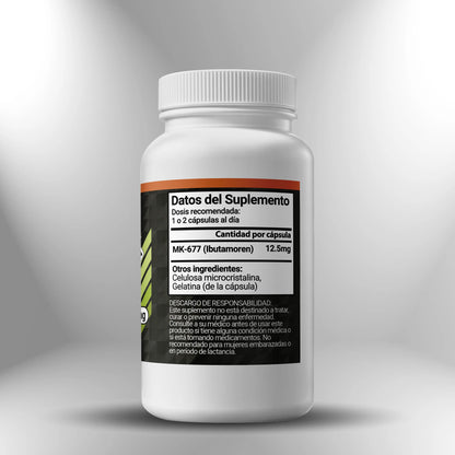 MK-677 Ibutamoren 10mg - 2 presentaciones Nootrópicos Perú