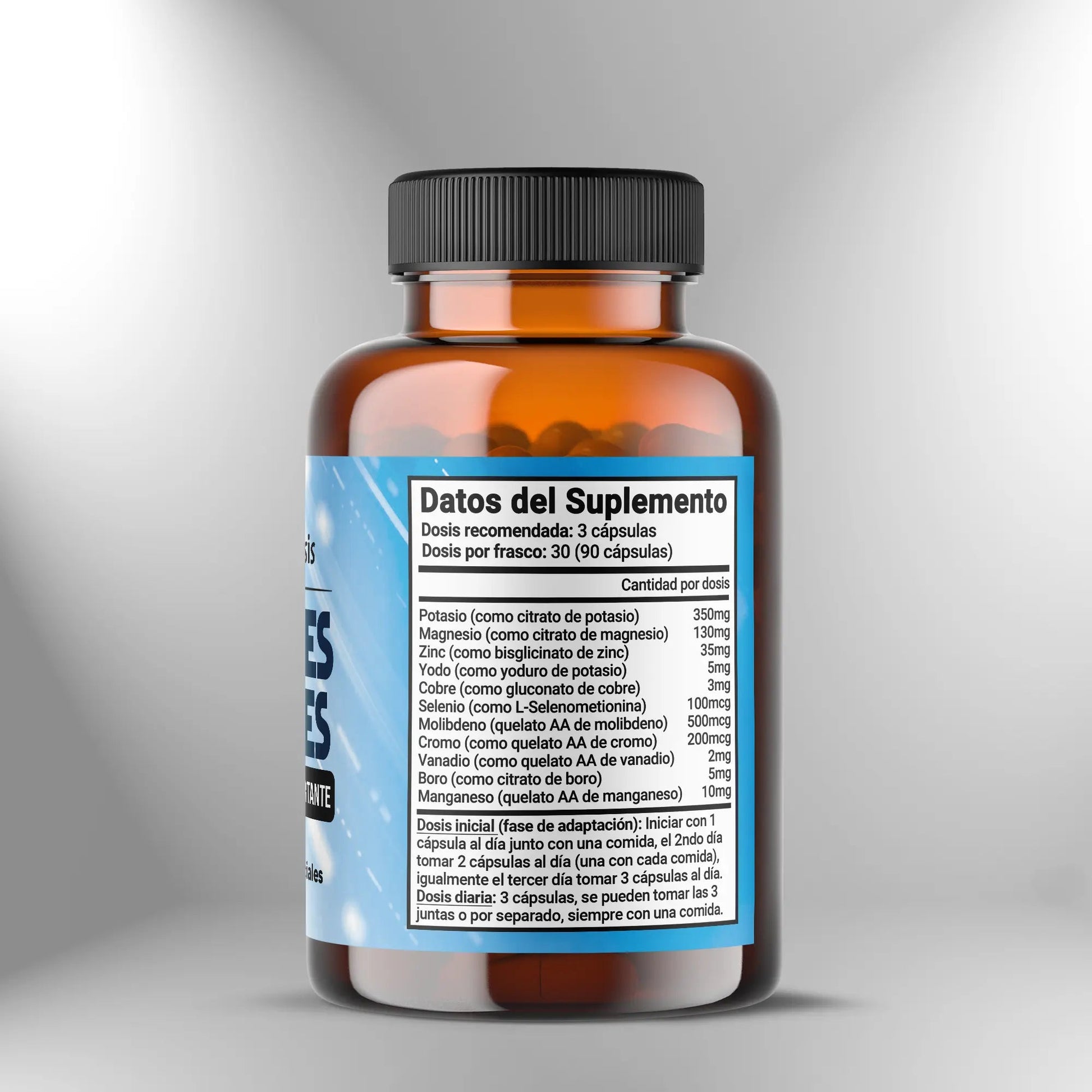 Minerales Esenciales (Suplemento más importante) - 90 cápsulas Sagrada Microdosis