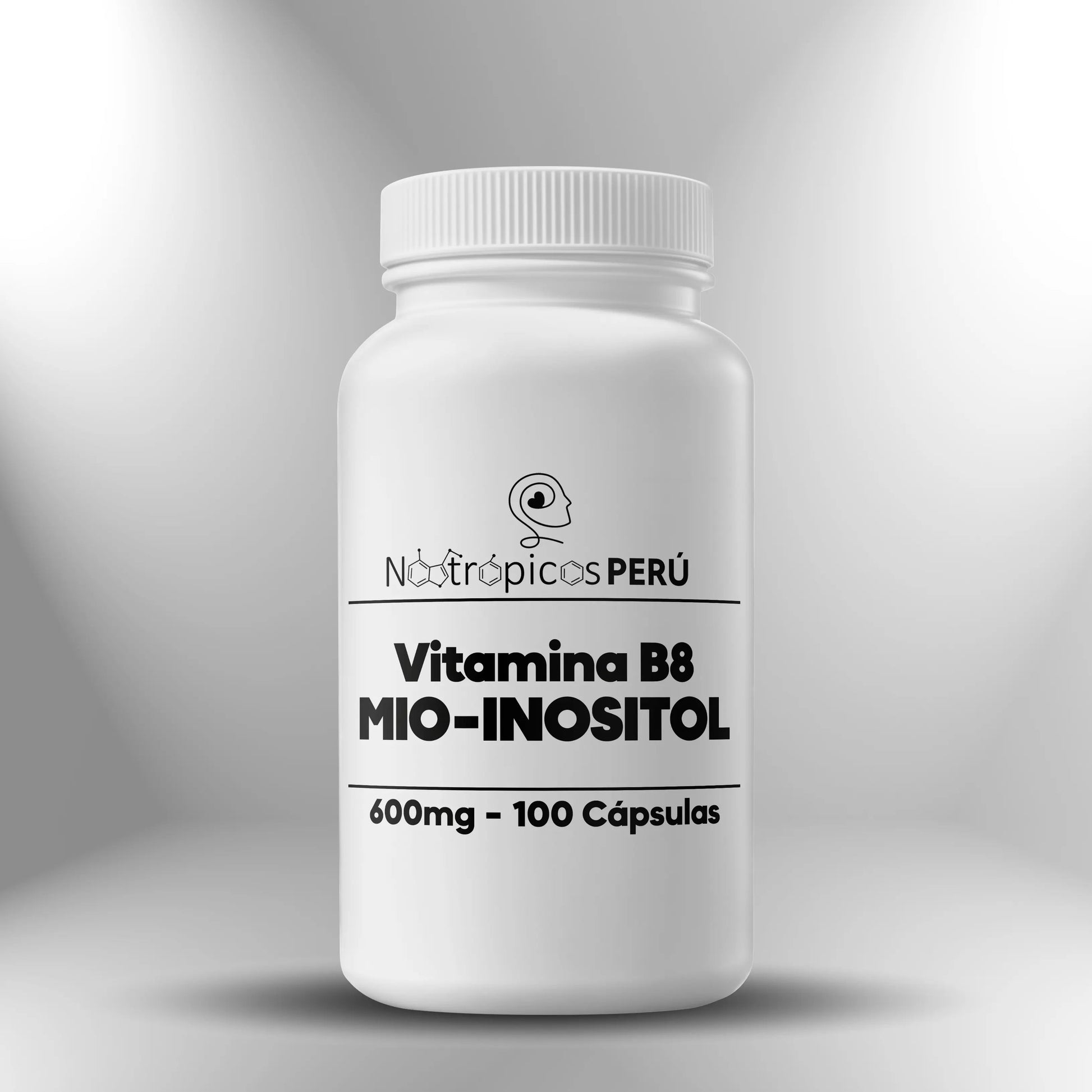 Myo-inositol (Vitamina B8) 600mg - 100 cápsulas Nootrópicos Perú