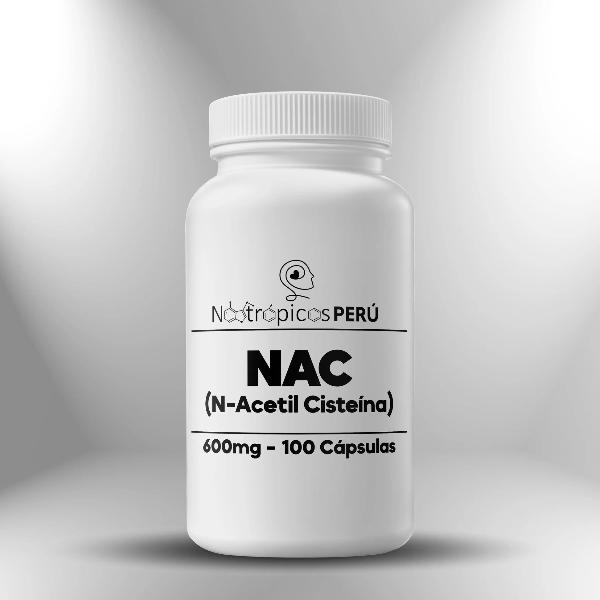 N-Acetil Cisteína (NAC) 600mg - 100 cápsulas Nootrópicos Perú