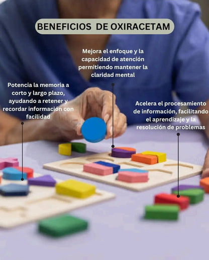 Oxiracetam 650mg - 50 cápsulas Nootrópicos Perú