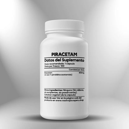 Piracetam (Nootropil) 800mg - 2 presentaciones Nootrópicos Perú