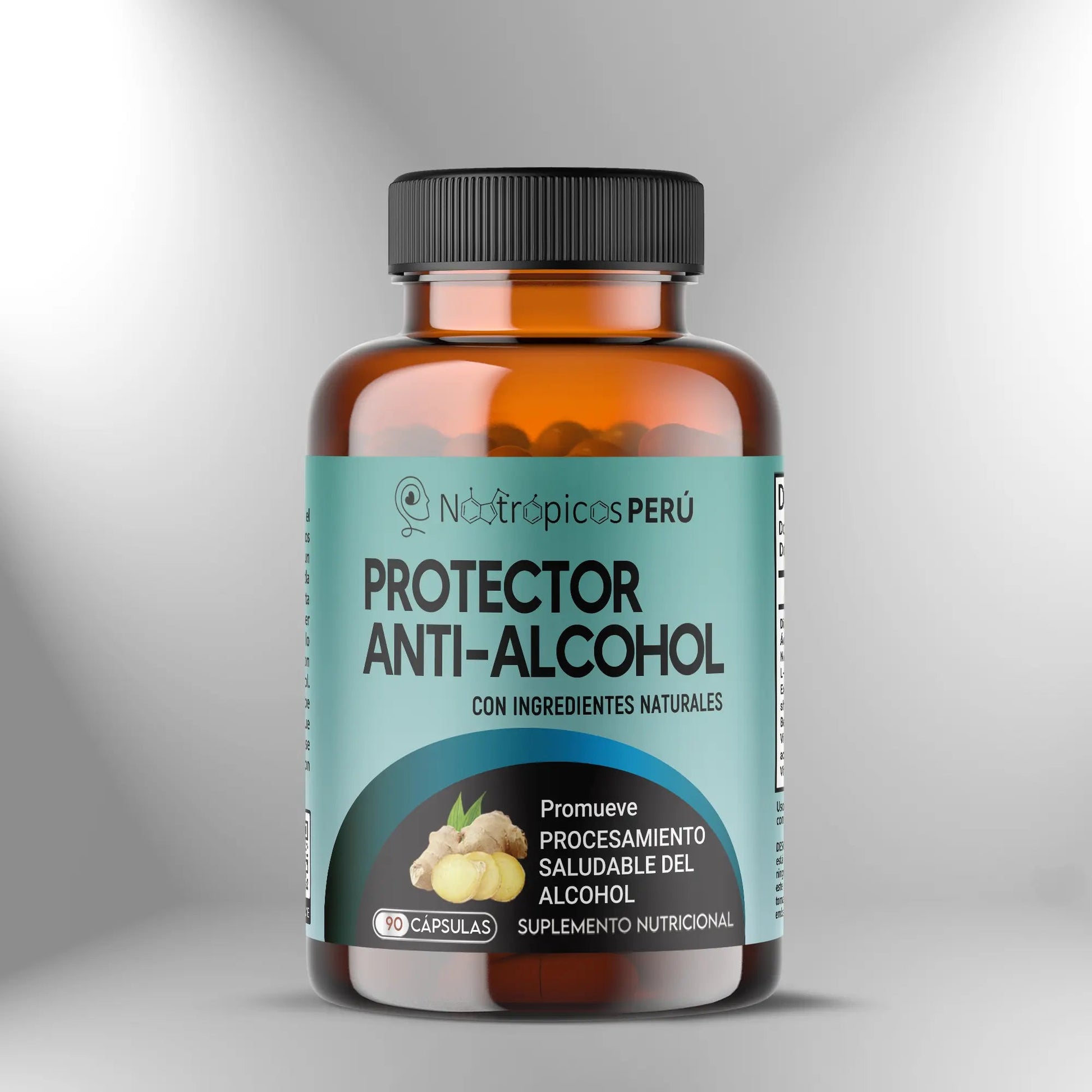 Protector Anti-Alcohol - 90 cápsulas Nootrópicos Perú