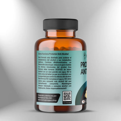 Protector Anti-Alcohol - 90 cápsulas Nootrópicos Perú