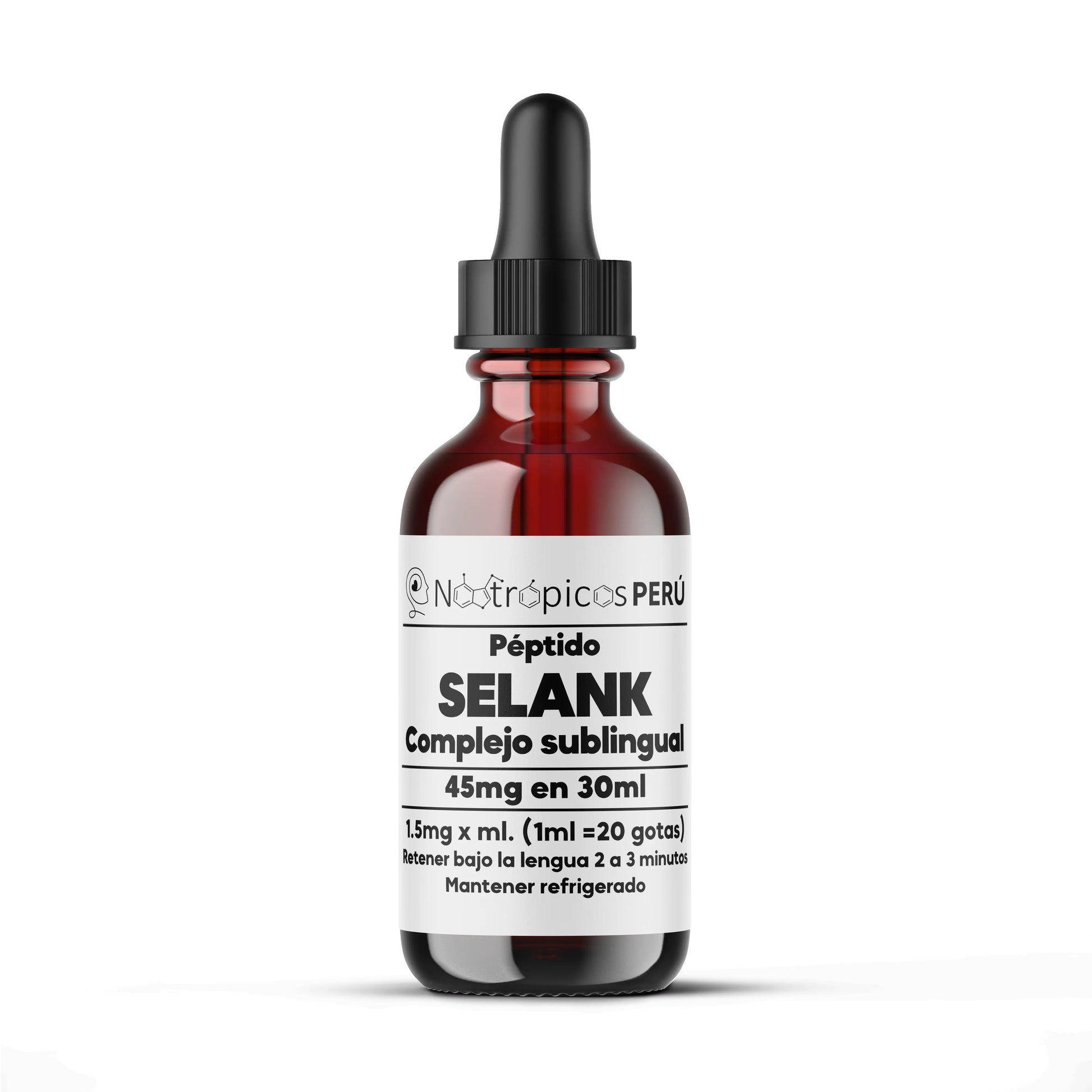 Selank 45mg (Complejo sublingual) - 30ml Nootrópicos Perú