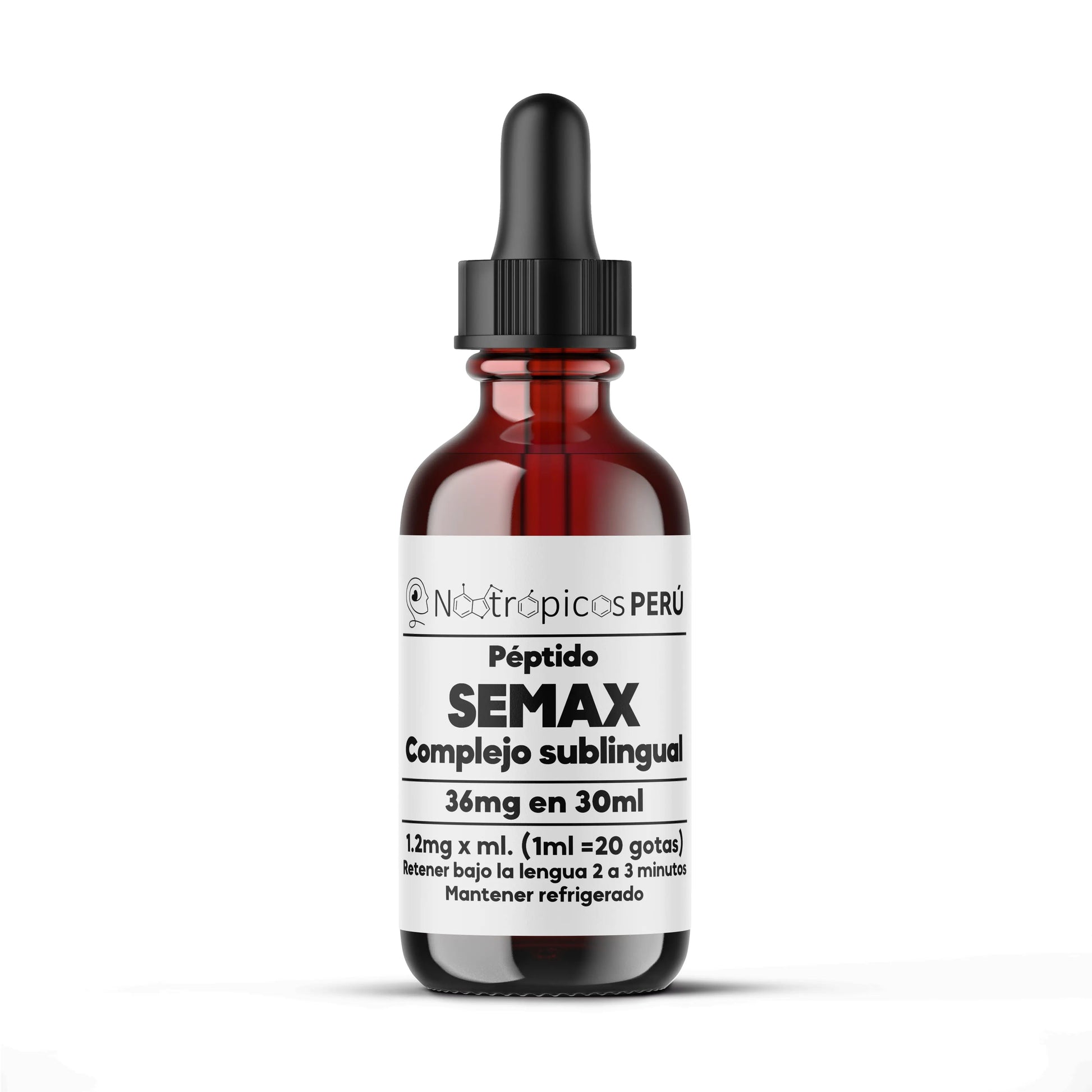 Semax 36mg (Complejo sublingual) - 30ml Nootrópicos Perú