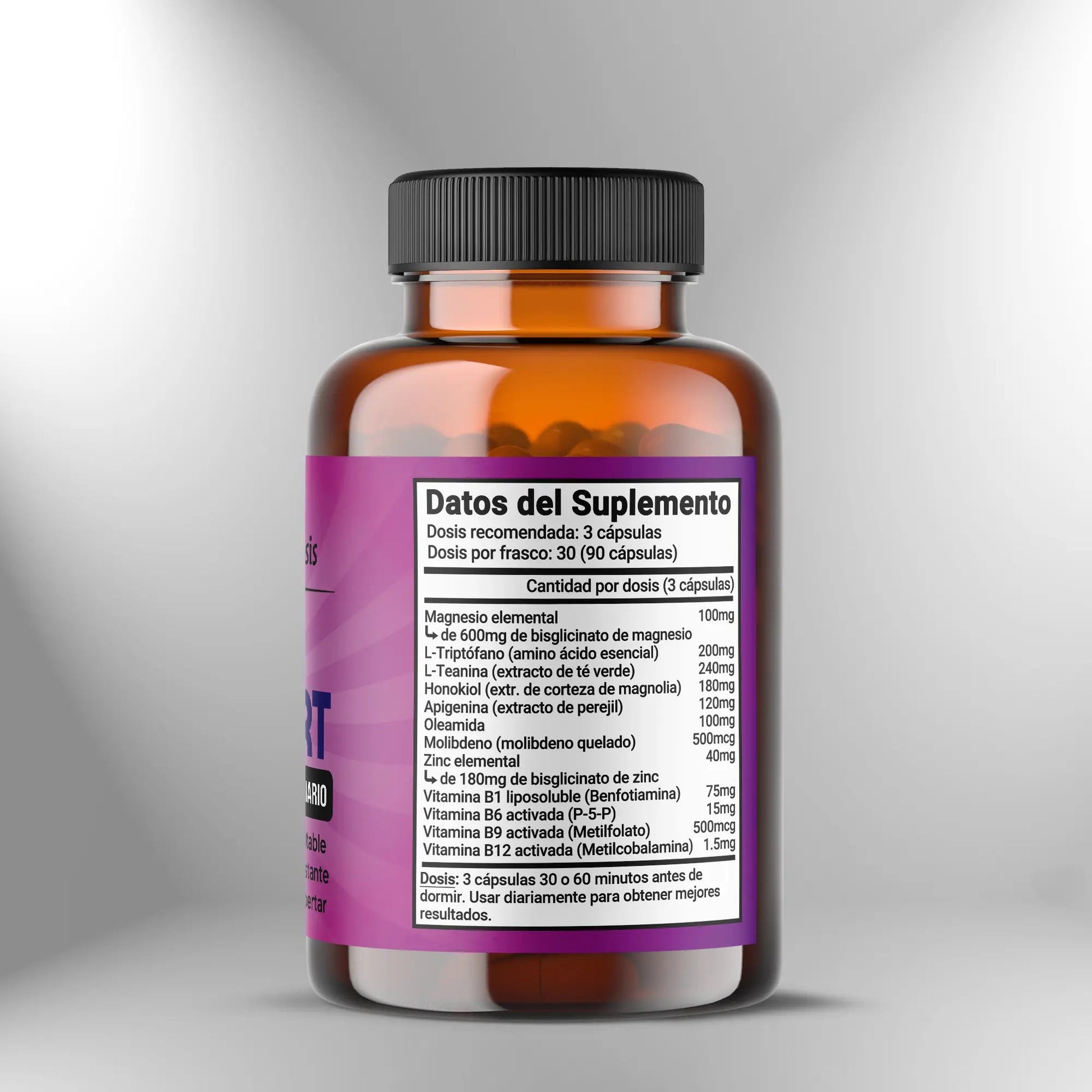 Sleep Support: Apoyo para Dormir (sin melatonina) Sagrada Microdosis