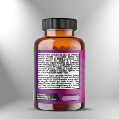 Sleep Support: Apoyo para Dormir (sin melatonina) Sagrada Microdosis